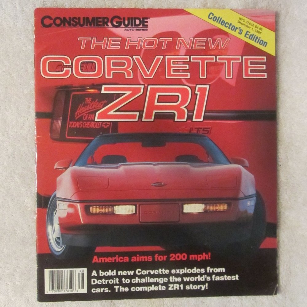 Corvette ZR1 consumer guided brochure